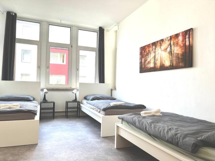 7 Betten Zentrale Lage Bahn Messe Apartment Hanóver Exterior foto